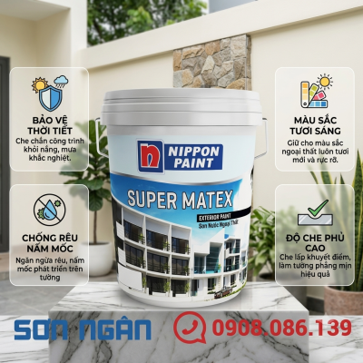 Sơn ngoại thất Super Matex