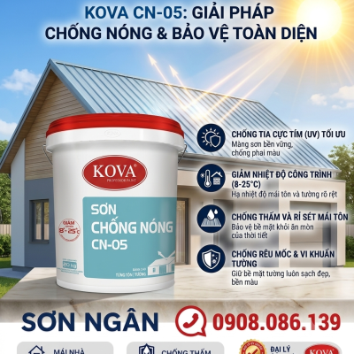 Sơn chóng nóng Kova