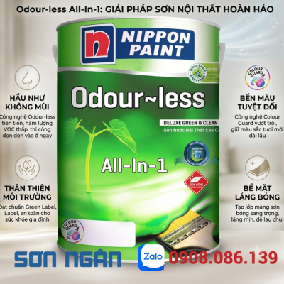Sơn Nippon Odour-less All-in-1