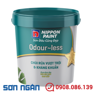 Sơn Nippon Odour-less Chùi rửa vượt trội & kháng khuẩn - Sản phẩm mới