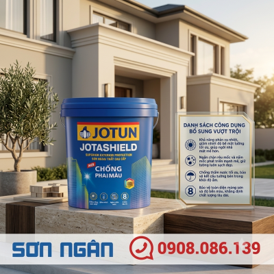 Sơn ngoại thất cao cấp Jotashield chống phai màu