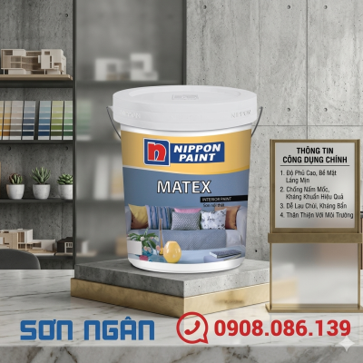 Sơn phủ nội thất Nippon Matex