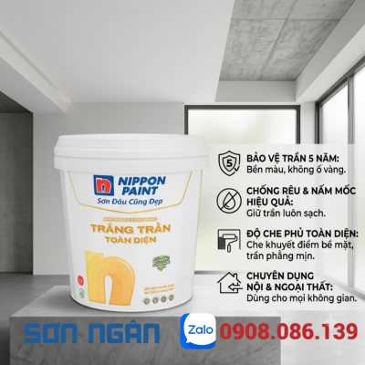 Sơn Nippon trắng trần toàn diện
