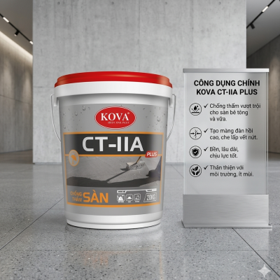 Sơn Chống Thấm KOVA CT11A Sàn Thùng 20kg