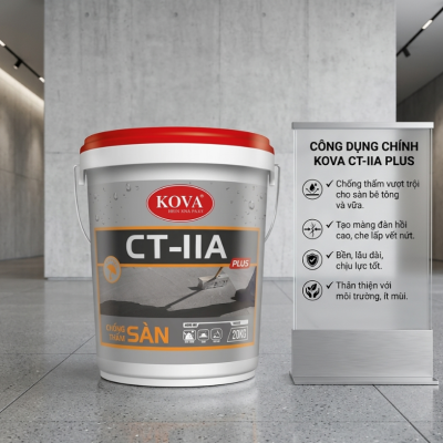 Sơn Chống Thấm KOVA CT11A Sàn Thùng 20kg