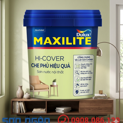 Sơn nội thất Hi-Cover che phủ hiệu quả