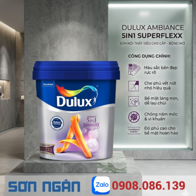 Sơn Dulux nội thất cao cấp Ambiance 5in1 Superlexx