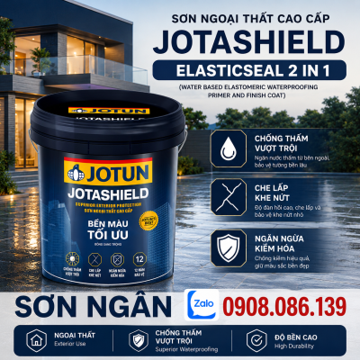 Sơn ngoại thất cao cấp Jotashield bền màu tối ưu