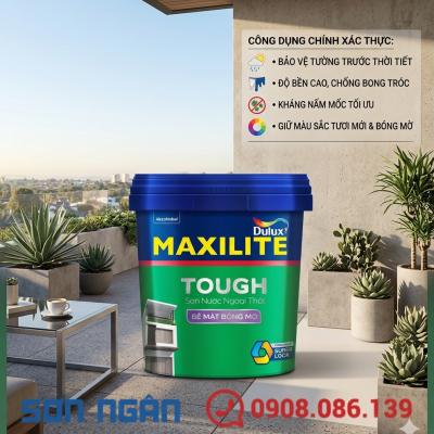 Sơn nước ngoại thất Maxilite - 28C Bề bóng mờ
