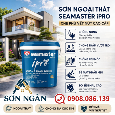Sơn Ngoại Thất Seamaster IPRO crack Guard