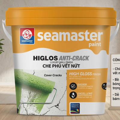Sơn nội thất Seamaster Higlos Anti Crack 