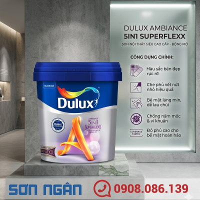 Sơn Dulux nội thất cao cấp Ambiance 5in1 Superlexx