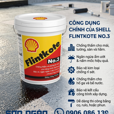 Chống thấm Flintkote - chống thấm con sò